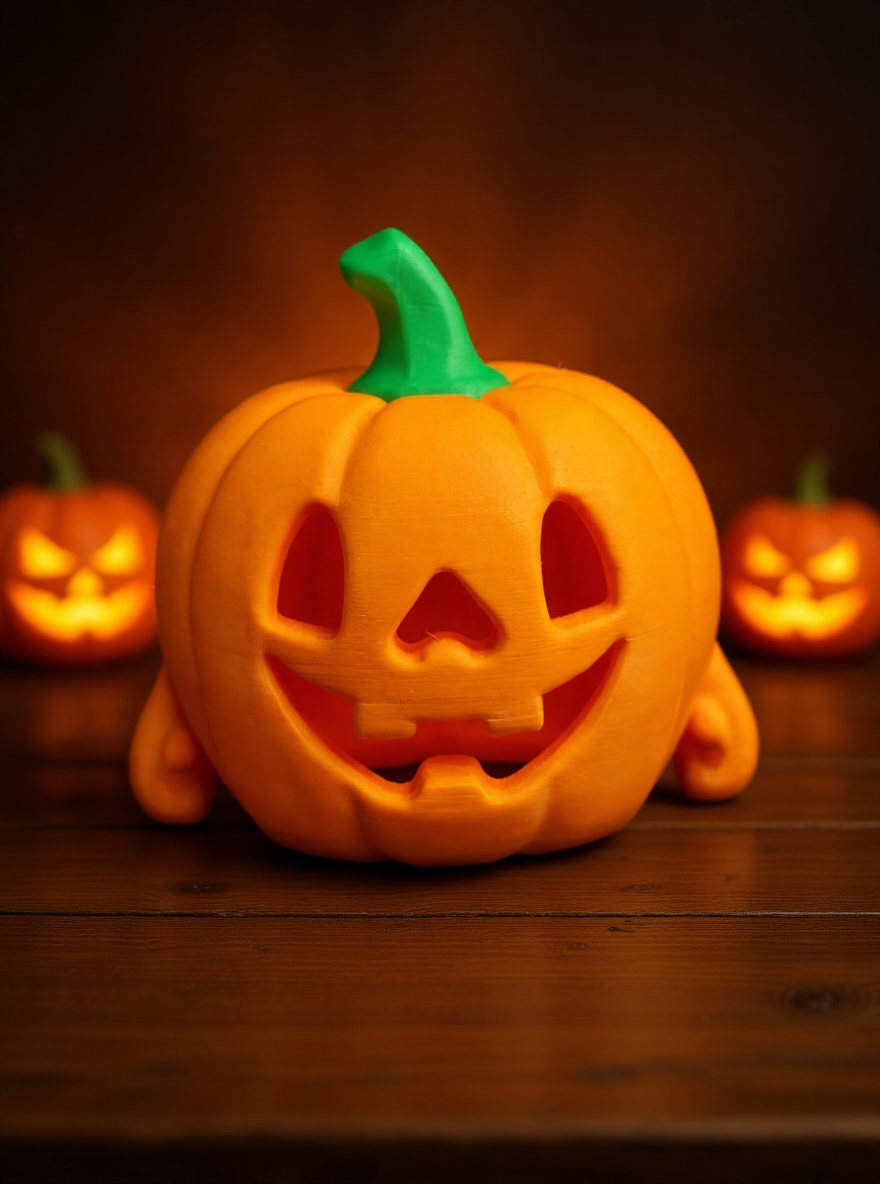 "Jack" Light-Up Pumpkin Decor